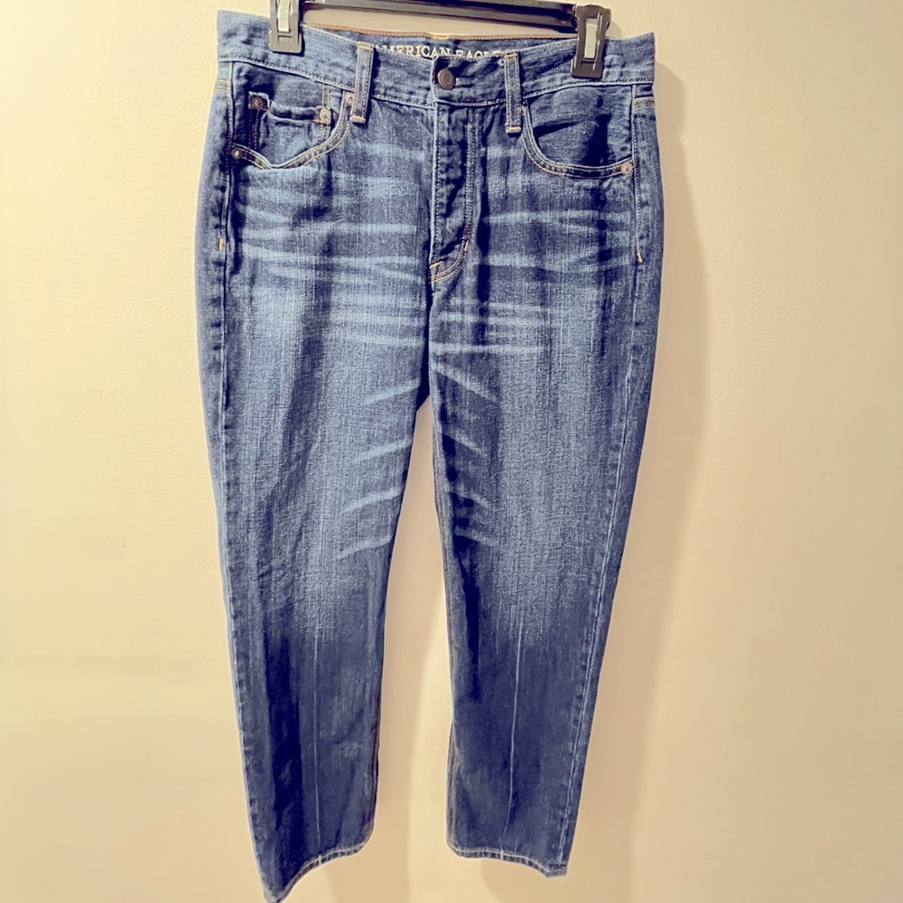 American Eagle Cropped High Rise Jeans